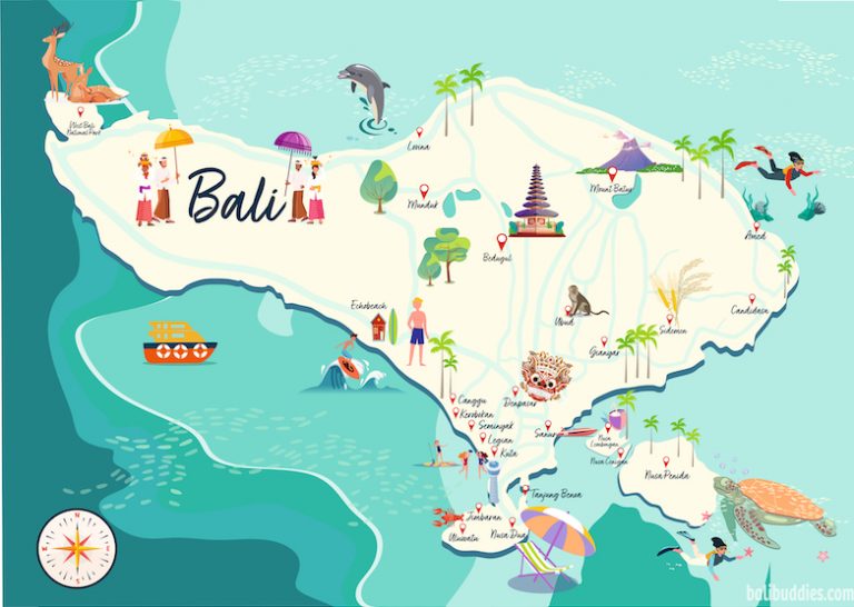 Regions Of Bali
